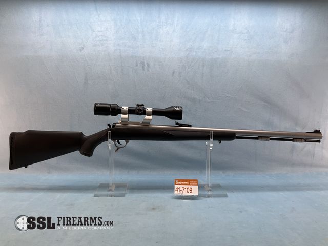 Lot 41-7109 - Thompson Center Omega .50 CAL Muzzleloader W/Bushnell 3-9x40mm Scope