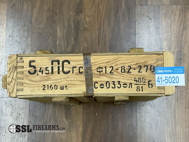 Lot 41-5020 - Lot of (2160) RNDS 5.45x39mm Ammunition