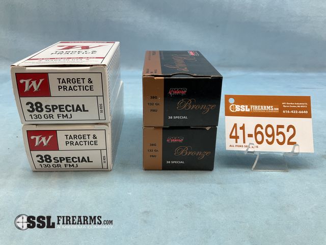 Lot 41-6952 - Lot of (200) 	RNDS .38 SPL Ammunition