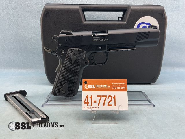 Lot 41-7721 - Colt Government 1911 Rail Gun .22LR Semi-Auto Pistol