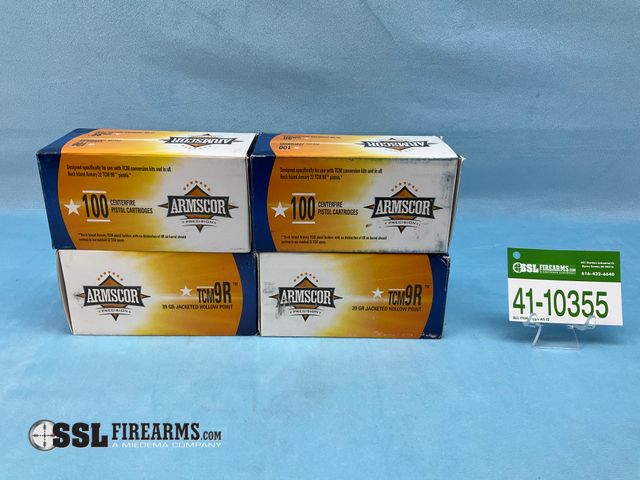 SSL Firearms - Lot 41-10355 - Lot of (400) RNDS Armscore 39 GR JHP .22 ...
