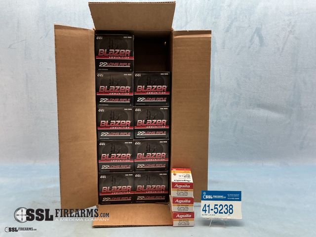 Lot 41-5238 - Mixed Lot of (4650) RNDS .22 LR Ammunition