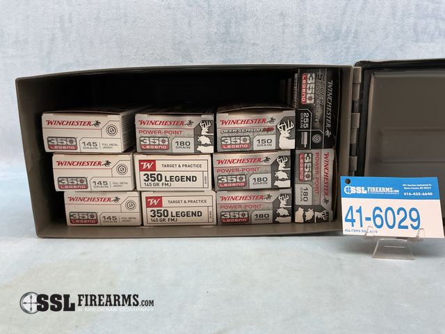 Lot 41-6029 - Mixed Lot of (220) RNDS .350 LEGEND Ammunition In Ammo Can
