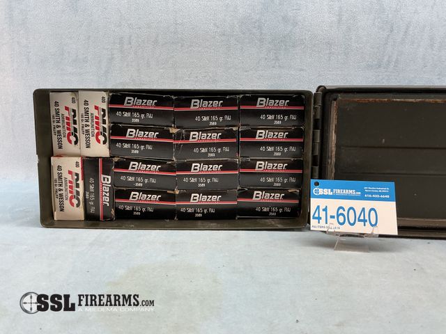 Lot 41-6040 - Mixed Lot of (800) RNDS .40 S&amp;W Ammunition In Ammo Can