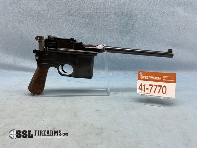Lot 41-7770 - Mauser C96 "Broomhandle" .30 MAUSER Semi-Auto Pistol Circa 1915-1921