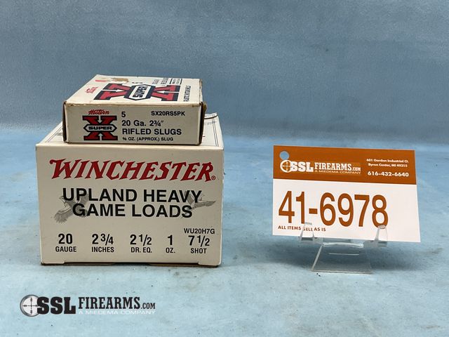 Lot 41-6978 - Mixed Lot of (30)	RNDS 20 GA Ammunition