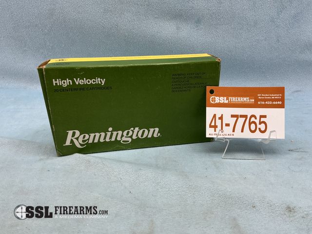 Lot 41-7765 - Lot of (20) RNDS of Remington High Velocity 338 WIN MAG 225 Gr PTD Soft Point Cartridges.