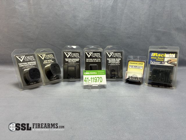 Lot 41-11970 - Vickers Tactical Magazine Floor Plates, for Glock Magazines chambered in .45 ACP and 10mm. Vickers T...