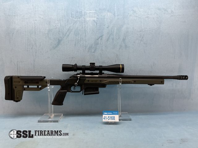 Lot 41-5168 - Ruger American  .450 BUSHMASTER Bolt Action Rifle In a MDT Oryx Chassis W/Leupold VX-3 HD 4.5-14x40m...