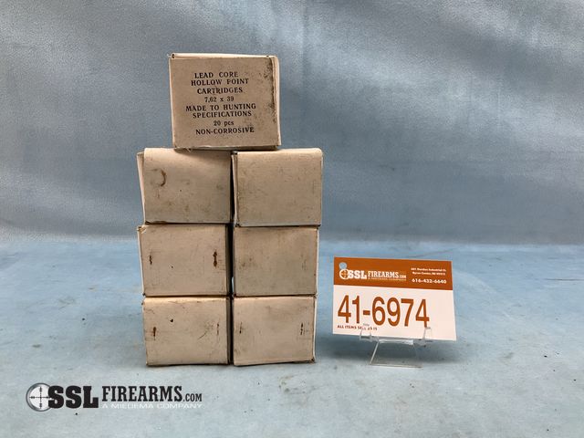 Lot 41-6974 - Lot of (140) RNDS Lead Core Hollow Point 7.62x39mm Ammunition