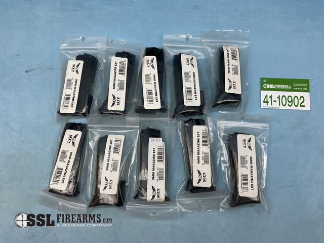 Lot 41-10902 - Lot of (10) 10 RND 9MM SCCY CPX1/CPX2 Magazines