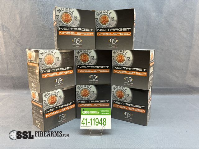Lot 41-11948 - Lot of (200) NobelSport Italia 12 Gauge, 2¾", 1 oz Target Loads. Specifications: Gauge: 12, Shell le...