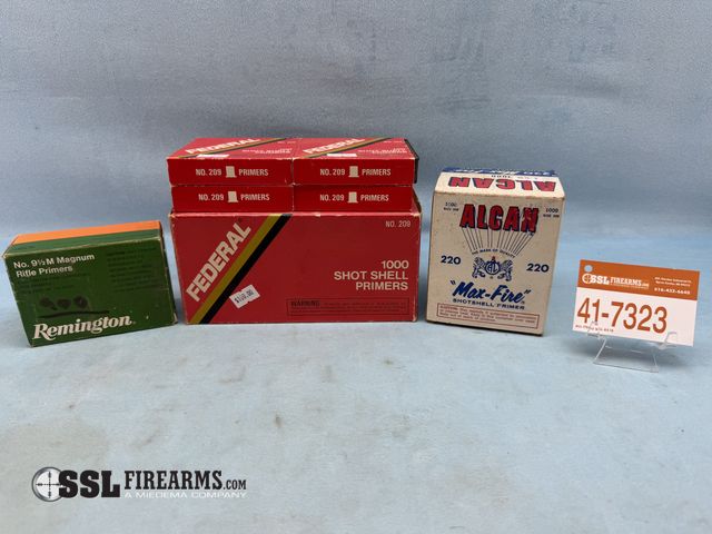 Lot 41-7323 - Mixed lot of (3300) Size 209 Shotshell Primers