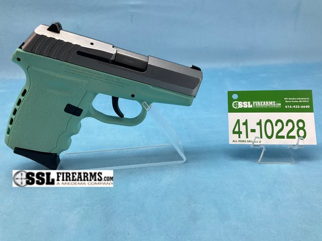 Lot 41-10228 - SCCY CPX-2 Tiffany Blue 9MM Semi Automatic Pistol 9mm Double Action Pistol