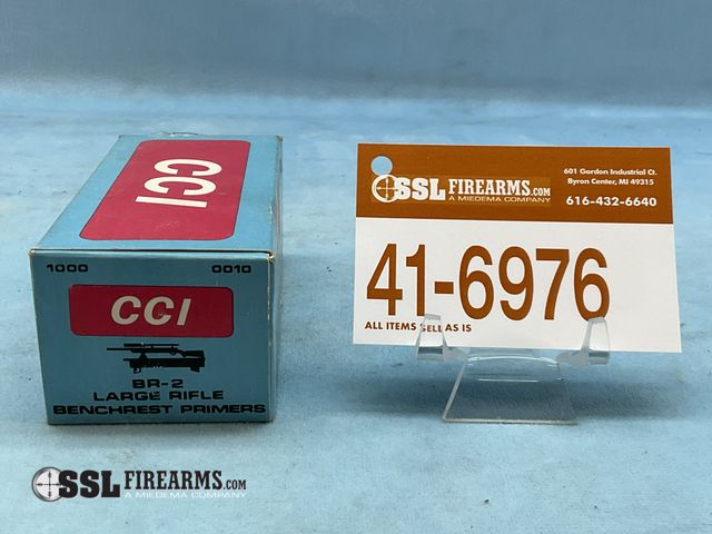 Lot 41-6976 - Lot of (1000)	CCi BR-2 Large Rifle Bench Rest Primers