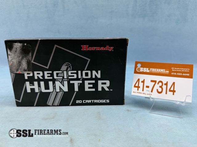 Lot 41-7314 - Box of (20) RNDS of Hornady Precision Hunter 300 REM Ultra 220 Gr ELD-X Cartridges