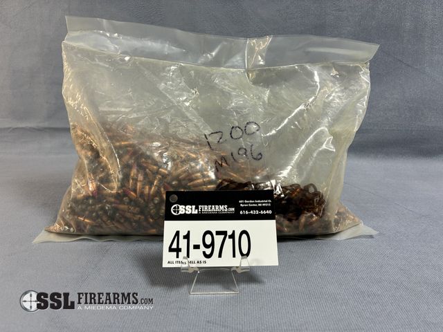 Lot 41-9710 - Lot of (1200)  M196, 5.56mm Tracer Bullets.