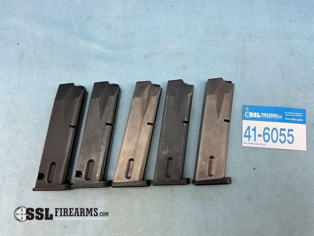 Lot 41-6055 - Lot of (5) 15 RND 9MM Beretta 92FS Magazines