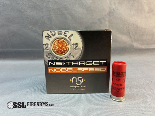 Lot 41-11947 - Lot of (250) NobelSport Italia 12 Gauge, 2¾", 1 oz Target Loads, sealed in box. Specifications: Gaug...