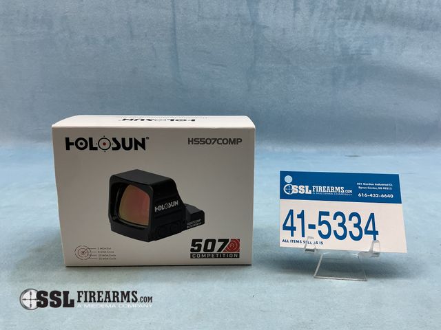 Lot 41-5334 - Lot of (1) HOLOSUN HS507 COMP Red Dot NOB