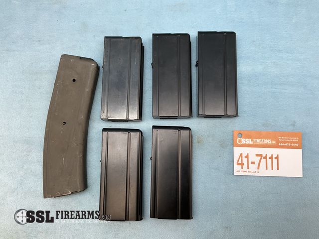Lot 41-7111 - Lot of (6) M1 Carbine Magazines