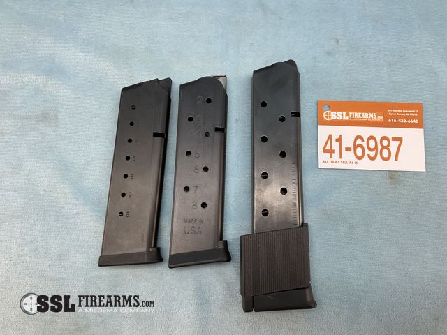 Lot 41-6987 - Lot of (3) .45 ACP Pistol Magazines For Para 1911