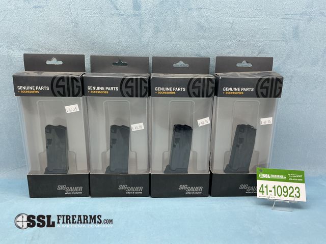 Lot 41-10923 - Lot of (4) 10 RND 9MM Sig Sauer P365 Magazines