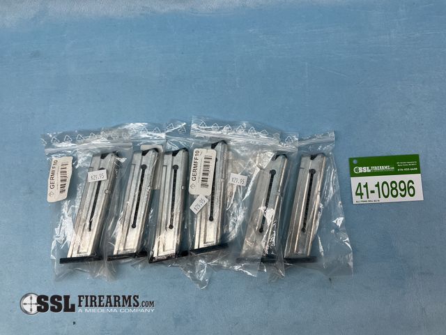 Lot 41-10896 - Lot of (6) 10 RND .22 LR GSG Firefly Magazines