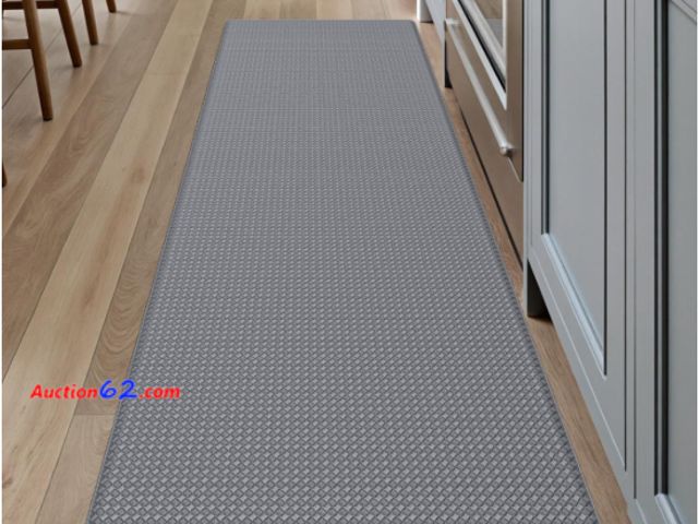 Lot 44-1780 - DEXI Kitchen Floor Mats Cushioned Anti Fatigue,17x59, Standing Runner Rug Waterproof, Comfort Memory Foam Padded for Front Sink Laundry, Gre...