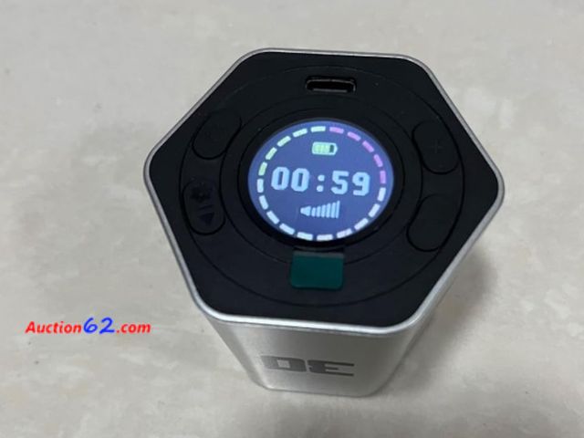 Lot 44-6710g - Hexagon Pomodoro Timer, Silver Appears New