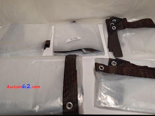 Lot 44-7337b - Lot of (5)  10'×13' clear tarps  E-Commerce Return, A basic inspection has been given to this item. Sold AS-IS.