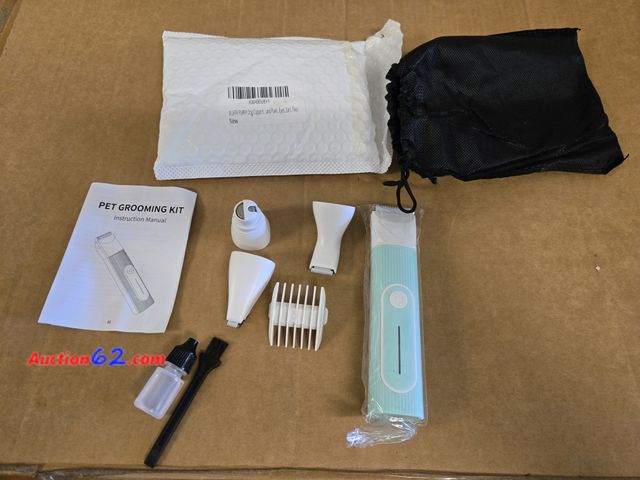 Lot 44-6526q - FLUFFY PUPPY Dog Clippers for Grooming, Pet Paw Trimmer | Cat Grooming Supplies | Low Noise for Trimming Dog's Hair Around Paws, Eyes, Ears,...