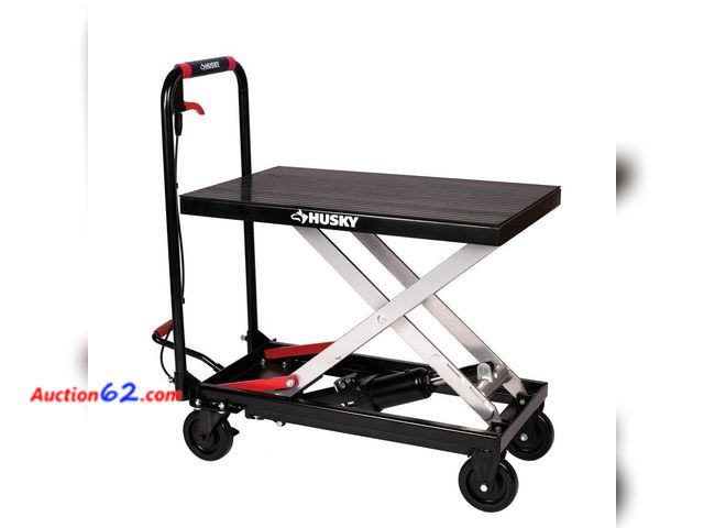 Lot 44-21i - $229 Retail price - 500 Lb. Hydraulic Lift Table Appears New, A basic inspection has been given to this item. Sold AS-IS. See All Photo's No...