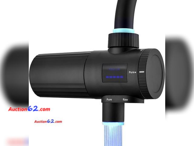 Lot 44-9039j - HOMELODY 3.0 Water Filter for Sink Faucet - Upgraded LED Display 3000-4000L Faucet Mount Tap Water Filter Reduces Lead Chlorine Heavy Metals...