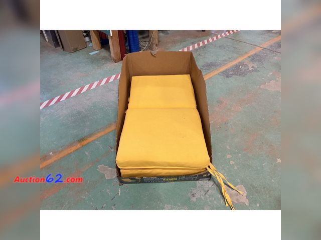 Lot 44-816f - Hampton Bay Sunrise Midback Cushion - Outdoor Chair Cushion, CushionGuard Fabric Not Tested Appears New, A basic inspection has been given t...