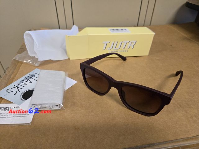Lot 44-6557p - HIGLASS Polarized Classic Sunglasses for Men, Retro Trendy Square Sun Glasses UV400 Protection Running, Fishing, Driving Appears New, A basi...
