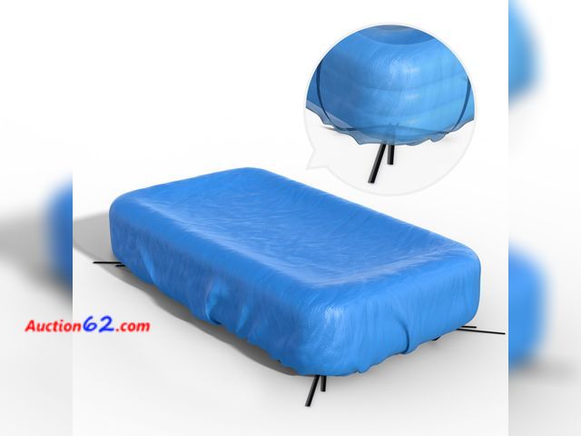 Lot 44-1749m - Inflatable Pool Cover Rectangle for 120” x 72”, 130” x 72”, 145" x 74" Pool See All Photo's Not Tested Appears New, A basic inspection has b...