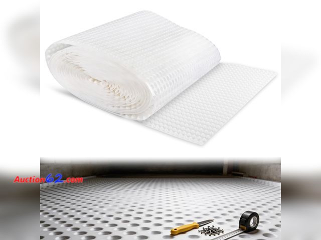 Lot 44-750w - $99.99 Retail price - Dimple Drainage Matting 2.6' X 50' High-Density Polyethylene Foundation Drainage Underlayment, Protect Vapor Barriers ...