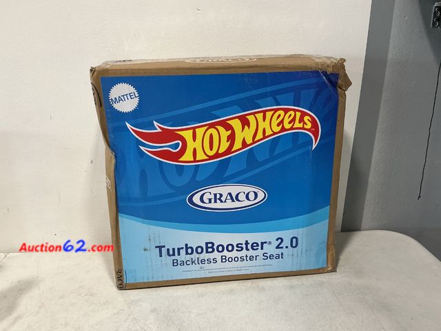 Lot 44-849 - Graco Hot Wheels TurboBooster 2.0 Backless Booster Seat See All Photo's Not Tested Appears New, A basic inspection has been given to this it...