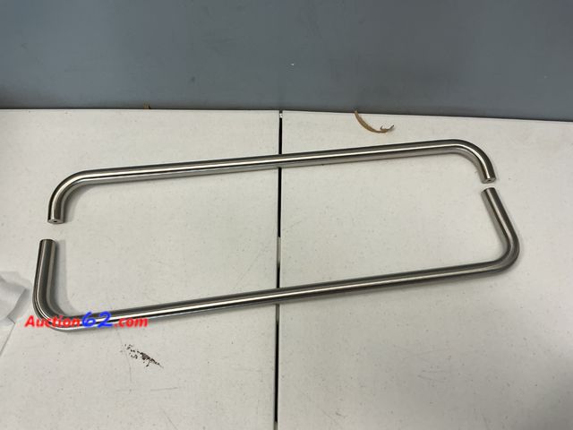 Lot 44-4032f - Stainless Steel Door Pull Handles Set Appears New, A basic inspection has been given to this item. Sold AS-IS. See All Photo's Not Tested