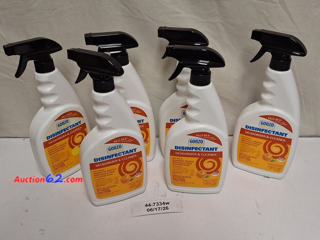 Lot 44-7334w - Lot of (6)  Weimar disinfectant citrus 24 fl.oz,  E-Commerce Return, A basic inspection has been given to this item. Sold AS-IS.