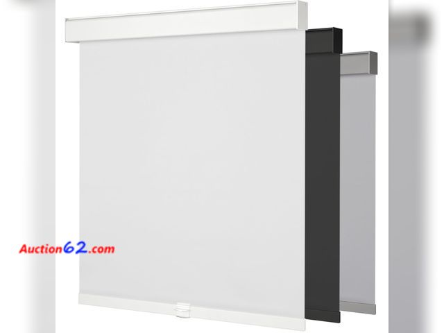 Lot 44-1639w - Cordless Blackout Roller Shades for Windows &amp; Doors, Free-Stop Shades with Valance, UV Protection, Thermal Insulated Window Blinds for H...
