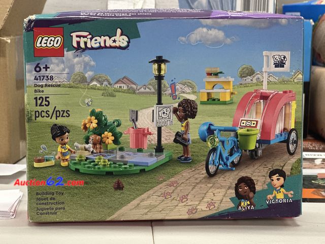 Lot 44-7553b - Lego friends 41738 125 pieces age 6+. New. BOX IS DAMAGED. 5. Not Tested 13. Never opened, Factory Sealed