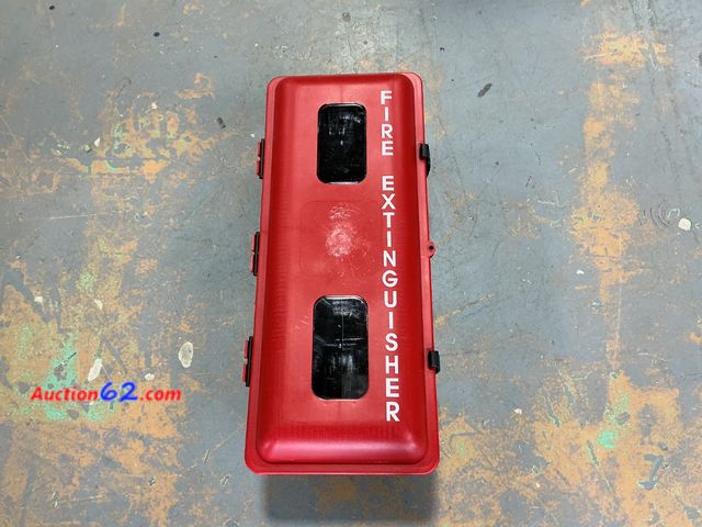 Lot 44-787w - Red Fire Extinguisher Cabinet Box Holder See All Photo's Not Tested Appears New, A basic inspection has been given to this item. Sold AS-IS.
