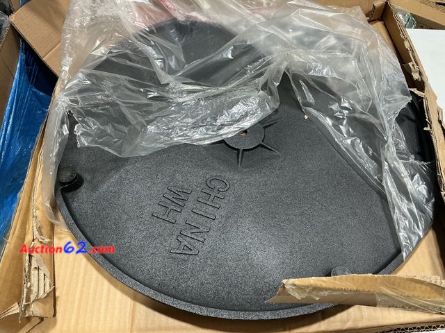 Lot 44-121a - Flash Furniture XU-TR24-BASE-GG 24" Round Restaurant Table Base **Base Only** Appears New, A basic inspection has been given to this item. S...