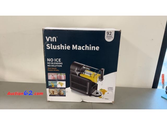 Lot 44-1630e - Not Tested- Sold As Is- VNN Slushie Machine - No Ice, No Blending, No Dilution E-Commerce Return, A basic inspection has been given to this ...