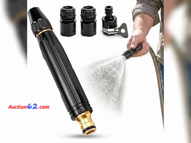 Lot 44-2629f - MyReiDo Power Washer Nozzle, High Pressure Hose Nozzle with 6 Spray Patterns, Pressure Washer Hose Attachment for Car Wash, Patio, Garden, P...