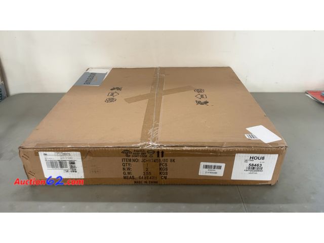 Lot 44-1533o - $119.99 Retail price - JGYHC Modern LED Ring Chandelier Black Dimmable Round Chandelier Dinning Room, Hanging Light with Remote Control Circ...