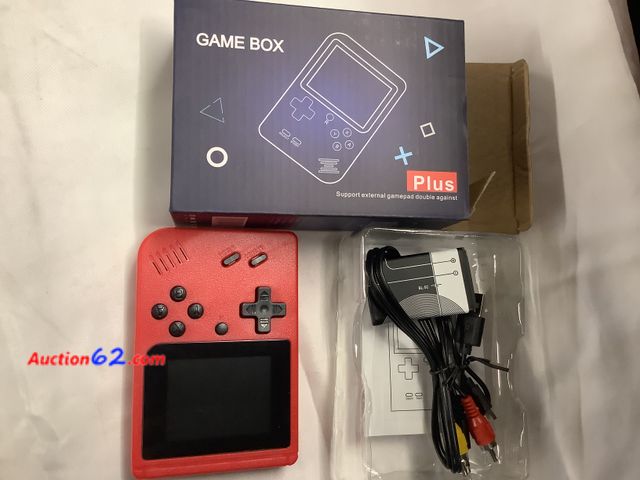 Lot 44-6156w - GAME BOX PLUS, 1 Concole, 1 AV Cable, DC Cable, User Manual, New.plus Support external game pad double against. New See All Photo's Not Test...