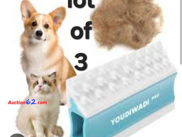 Lot 44-6509k - Lot of 3 Youdiwadi Pet Hair Removers Cat Hair Remover Multi Fabric Edge Carpet Appears New, A basic inspection has been given to this item. ...